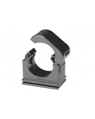 Держатель с крышкой DN 10 мм, полиамид, цвет чёрный DKC PASW10N в Самаре Держатели, клипсы, скобы Pintop.ru