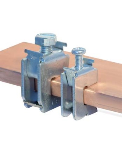 Шинная клемма для кабеля, сечение шины 10 мм, кабель 1,5-16 мм DKC R5BC1016 в Самаре Крепежные изделия Pintop.ru