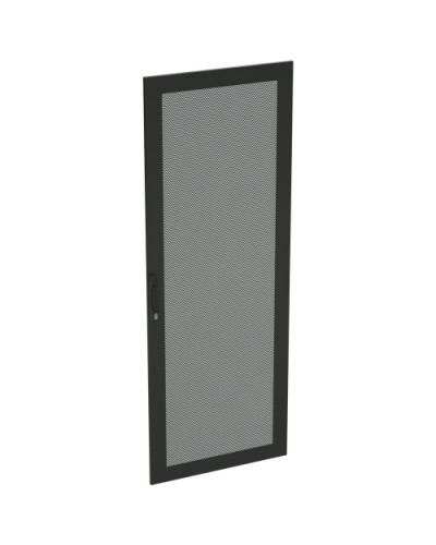 Дверь перфорированная одностворчатая для IT-CQE 2000 x 800 RAL9005 DKC R5ITCPRMM2080B в Самаре Аксессуары для стоек и шкафов Pintop.ru
