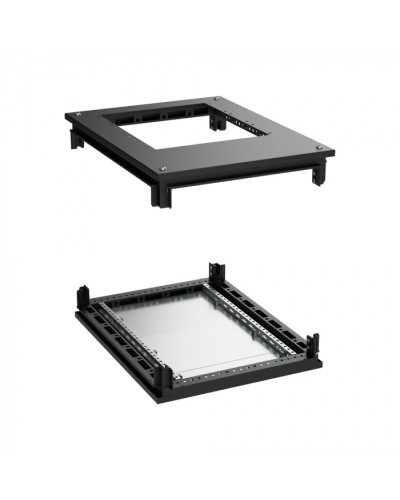 Крыша с фланцем и основание для 19 IT-CQE 800x800, RAL9005 DKC (R5RKTB88FITB) в Самаре Аксессуары для стоек и шкафов Pintop.ru