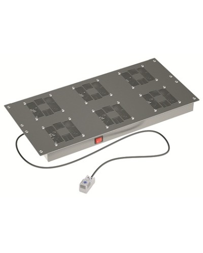 Потолочный вентиляторный модуль, с термостатом 4 вент. для крыши Ш= 600мм DKC R5VSIT6004FT в Самаре Вентиляторные модули Pintop.ru