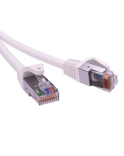 Патч-корд экранированный CAT5E F/UTP 4х2, LSZH, белый, 2м DKC RN5EFU4520WH в Самаре Патчкорды (медные) Pintop.ru