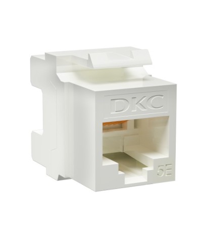 Модуль Keystone RJ45 CAT5E неэкранированный, 180 градусов, белый (форм-фактор A10) DKC RNK5EU180WH в Самаре Модули Keystone Pintop.ru