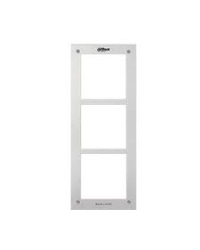 Рамка металическая для 3 модулей Dahua VTOF003 в Самаре Дополнительное оборудование для СКУД Pintop.ru