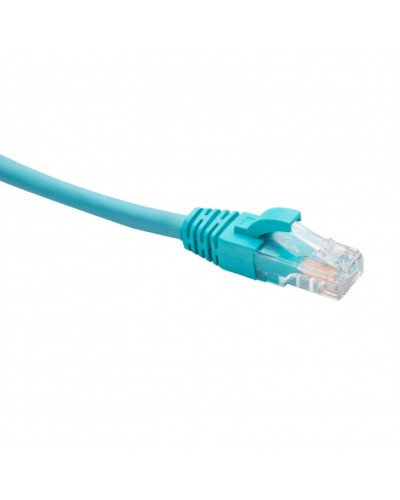 Шнур коммутационный U/UTP категория 5e LSZH нг(А)-HF 10,0 м, бирюзовый Datarex DR-181620 в Самаре Патчкорды (медные) Pintop.ru