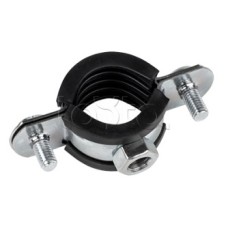 Хомут стальной 1 1/2" (47-52 мм), с уплотнителем EKF (hsu1112)