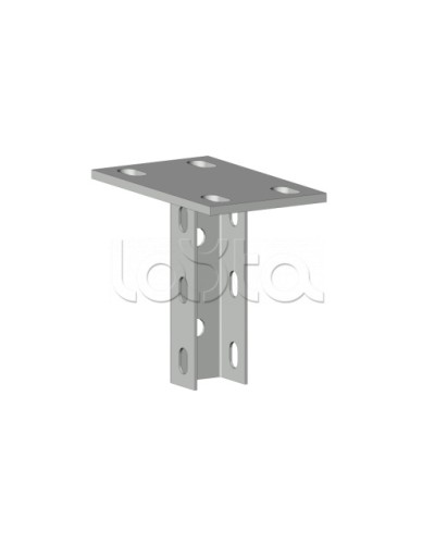 Кронштейн потолочный одинарный 115 мм HDZ (2.5 мм) EKF (kp115) в Самаре Аксессуары для лотков Pintop.ru