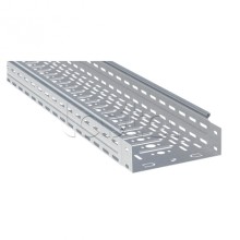 Лоток перфорированный 80х600х3000-1,0 мм EKF (L8060001)