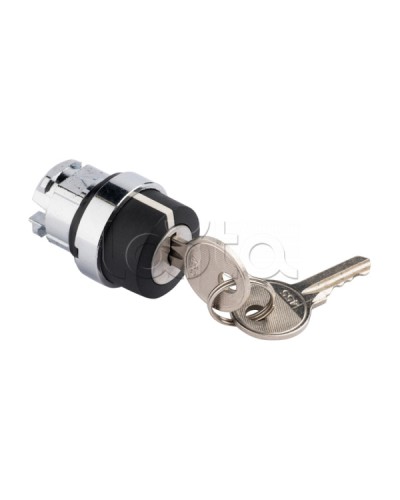 Исполнительный механизм переключателя ХB4 на 2 положения с замком, с фиксацией EKF PROxima (XB4BG2F) в Самаре Аксессуары для стоек и шкафов Pintop.ru