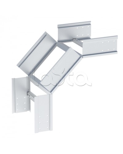 Угол 90 градусов вертикальный внешний лестничный усиленный 150x500 мм (2 мм) EKF (voltp90150500-2) в Самаре Аксессуары для лотков Pintop.ru