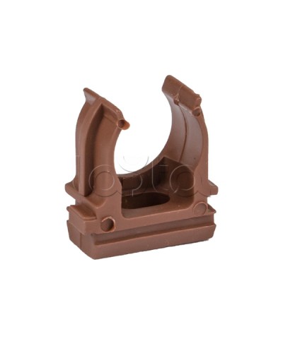 Крепеж-клипса d25 мм (10 шт) темное дерево EKF-Plast (derj-z-25d) в Самаре Держатели, клипсы, скобы Pintop.ru