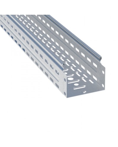 Лоток перфорированный 100х100х3000-0,7 мм EKF (L10010001) в Самаре Кабельные лотки Pintop.ru