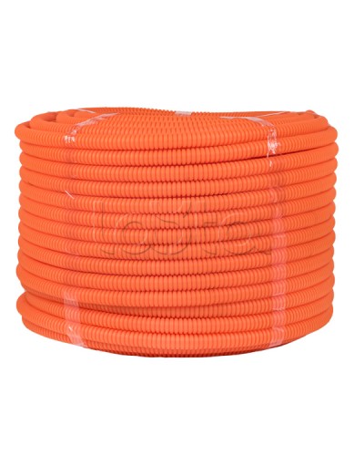 Труба гофр. ПНД с протяжкой d20 мм (100 м) оранжевая EKF-Plast (tpnd-20-o) в Самаре Труба гофрированная Pintop.ru
