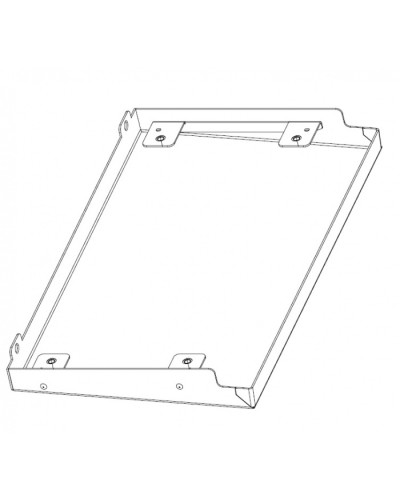 Крыша дождевая для шкафов серии EMW (Ш500 × Г400) Elbox (EMW-RR-500.400) в Самаре Аксессуары для стоек и шкафов Pintop.ru