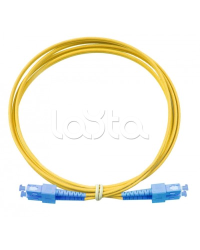 Патч-корд дуплексный 2*9/125 SC-SC, 1м Eurolan (41F-S2-SC-SC-01) в Самаре Патч-корды и пигтейлы Pintop.ru