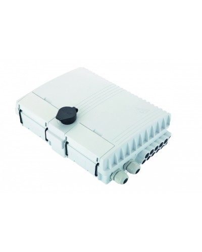 Бокс оптический настенный FTTx, IP65, 16 адаптеров, белый Eurolan (48P-00-16-65WT) в Самаре Проходные адаптеры и розетки оптические Pintop.ru