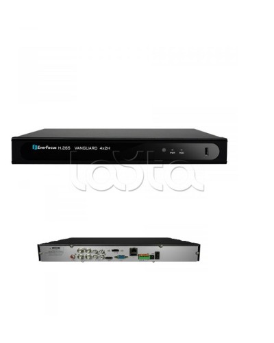 Видеорегистратор 4-канальный EverFocus VANGUARD II 4x2H в Самаре Видеорегистраторы гибридные Pintop.ru