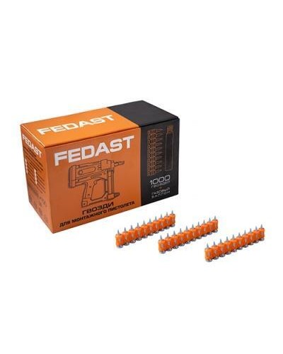 Гвозди 3,0*22 мм для монтажного пистолета с кованым наконечником (1000 шт/уп) FEDAST fd3022mgbp в Самаре Крепеж: Дюбели, шурупы, саморезы Pintop.ru