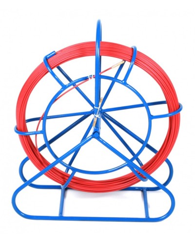 Устройство для протяжки кабеля мини УЗК в металлической кассете с держателем на ножке, 50 м Hyperline CPS-GP6.0-МС-50M в Самаре Патч-корды и пигтейлы Pintop.ru