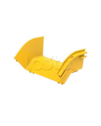 Угол 45° внешний (вниз) для оптического лотка Hyperline FBTR-240-ERS45 в Самаре Аксессуары для лотков Pintop.ru