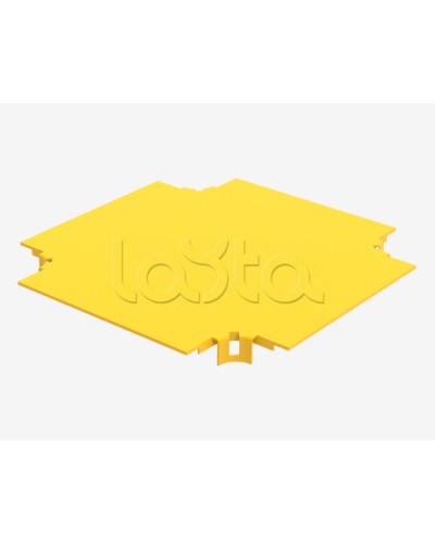 Крышка на ответвитель крестообразный пластиковый оптического лотка Hyperline FBTR-360-CRS-CVR в Самаре Аксессуары для лотков Pintop.ru