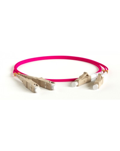 Патч-корд волоконно-оптический Hyperline FC-D2-504-LC/PR-SC/PR-H-30M-LSZH-MG в Самаре Патч-корды оптические Pintop.ru