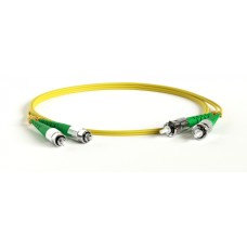 Патч-корд волоконно-оптический Hyperline FC-D2-9-LC/AR-ST/AR-H-1M-LSZH-YL