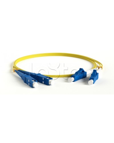 Патч-корд волоконно-оптический Hyperline FC-D2-9-LC/UR-SC/UR-H-5M-LSZH-YL в Самаре Патч-корды оптические Pintop.ru