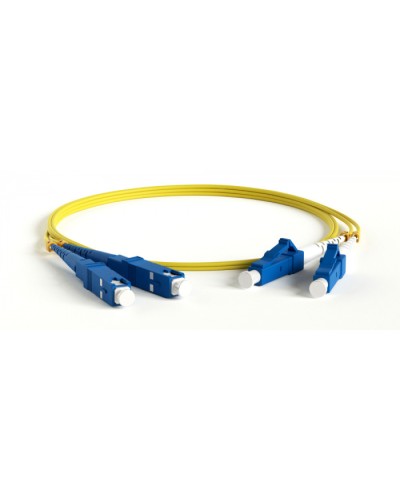 Патч-корд волоконно-оптический Hyperline FC-D2-9-LC/UR-ST/UR-H-30M-LSZH-YL в Самаре Патч-корды оптические Pintop.ru