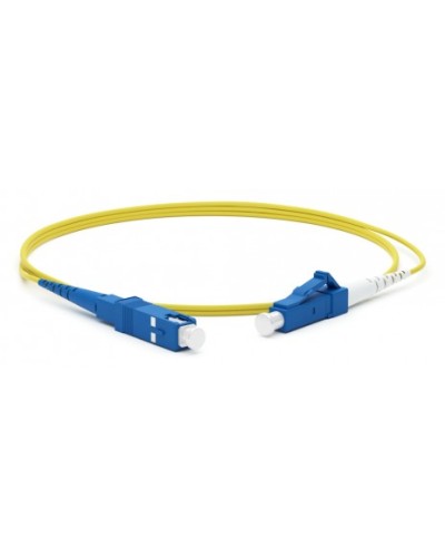 Патч-корд волоконно-оптическийLC/UPC-SC/UPC (20м) Hyperline FC-S2-9-LC/UR-SC/UR-H-20M-LSZH-YL в Самаре Патч-корды оптические Pintop.ru