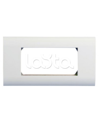 Панель лицевая 80x148, для 4х модулей 45x22.5 Hyperline FP-2M45-1-WH в Самаре Аксессуары для кабель-канала Pintop.ru