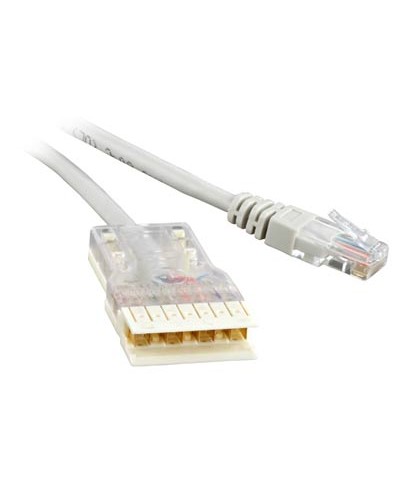 Патч-корд Hyperline PC-110-RJ45-4P-C5e-1M-LSZH-GY в Самаре Патчкорды (медные) Pintop.ru