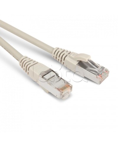 Патч-корд RJ45-RJ45, 4 пары, STP, кат.5е, LSZH (0.5м) Hyperline PC-LPM-STP-RJ45-RJ45-C5e-0.5M-LSZH-GY в Самаре Патчкорды (медные) Pintop.ru
