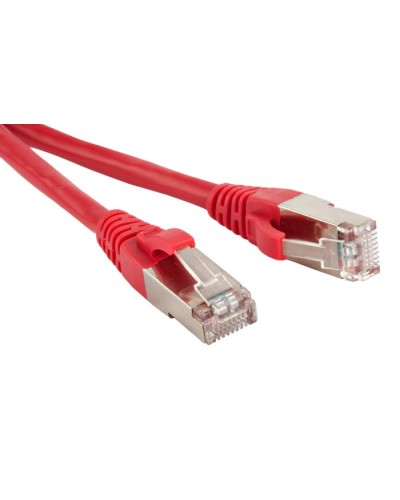 Патч-корд экранированный Hyperline PC-LPM-STP-RJ45-RJ45-C5e-15M-LSZH-RD в Самаре Патчкорды (медные) Pintop.ru