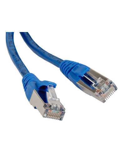 Патч-корд экранированный Hyperline PC-LPM-STP-RJ45-RJ45-C5e-5M-LSZH-BL в Самаре Патчкорды (медные) Pintop.ru
