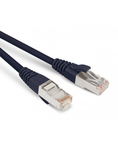 Патч-корд F/UTP Hyperline PC-LPM-STP-RJ45-RJ45-C6-1M-LSZH-BK в Самаре Патчкорды (медные) Pintop.ru