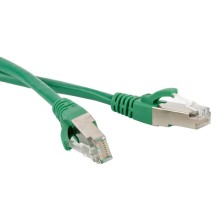 Патч-корд F/UTP Hyperline PC-LPM-STP-RJ45-RJ45-C6-1M-LSZH-GN