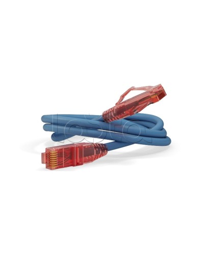 Патч-корд U/UTP Hyperline PC-LPM-UTP-RJ45-RJ45-C5e-0.3M-LSZH-BL в Самаре Патчкорды (медные) Pintop.ru