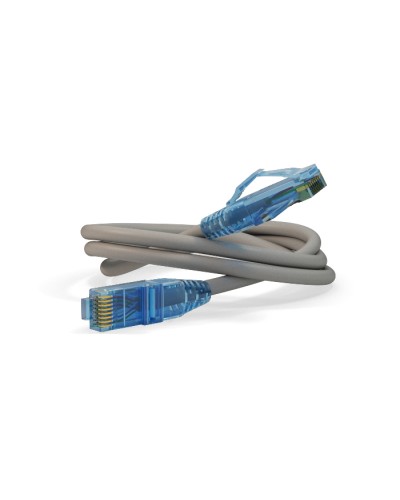 Патч-корд RJ45-RJ45, 4 пары, UTP, кат.6, LSZH (1м) Hyperline PC-LPM-UTP-RJ45-RJ45-C6-1M-LSZH-GY в Самаре Патчкорды (медные) Pintop.ru
