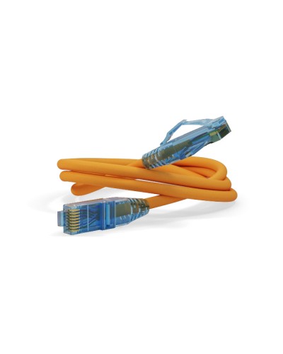 Патч-корд RJ45-RJ45, 4 пары, UTP, кат.6, LSZH (2м) Hyperline PC-LPM-UTP-RJ45-RJ45-C6-2M-LSZH-OR в Самаре Патчкорды (медные) Pintop.ru