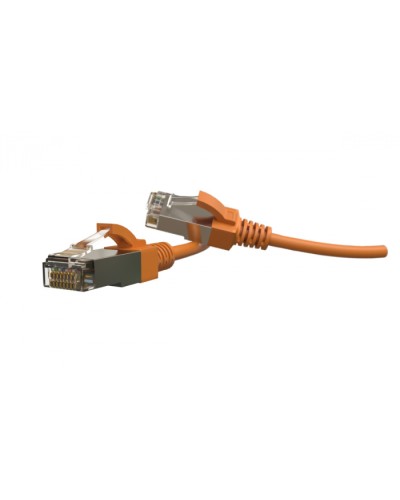 Патч-корд S/FTP Hyperline (PC-LPT-SFTP-RJ45-RJ45-C6-3M-LSZH-OR) в Самаре Патчкорды (медные) Pintop.ru