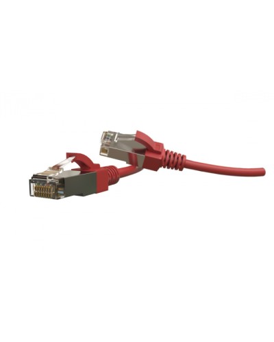 Патч-корд S/FTP Hyperline (PC-LPT-SFTP-RJ45-RJ45-C6-3M-LSZH-RD) в Самаре Патчкорды (медные) Pintop.ru