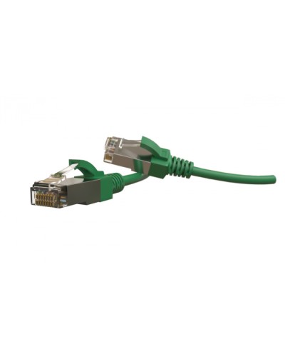 Патч-корд S/FTP Hyperline (PC-LPT-SFTP-RJ45-RJ45-C6-5M-LSZH-GN) в Самаре Патчкорды (медные) Pintop.ru