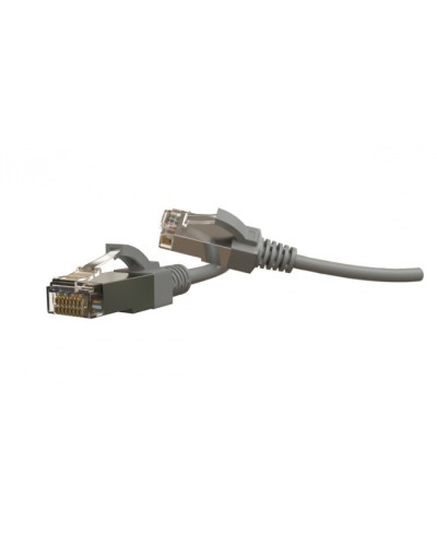Патч-корд S/FTP Hyperline (PC-LPT-SFTP-RJ45-RJ45-C6-5M-LSZH-GY) в Самаре Патчкорды (медные) Pintop.ru