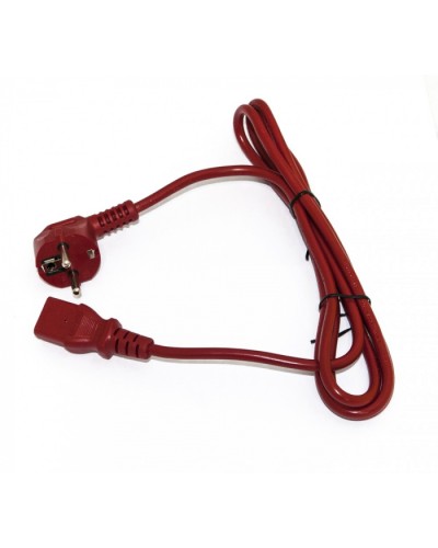 Кабель питания компьютера Hyperline PWC-IEC13-SHM-5.0-RD в Самаре Патч-корды и пигтейлы Pintop.ru