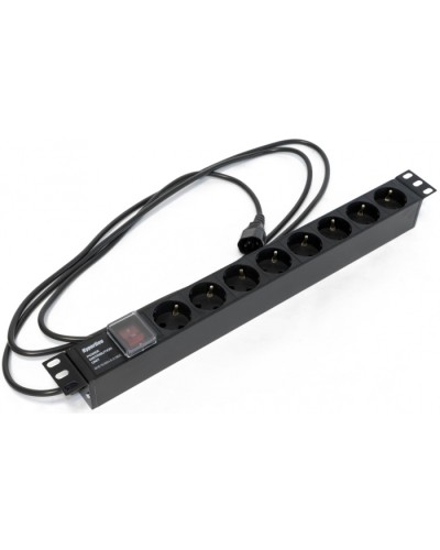 Блок розеток Hyperline SHE19-8SH-S-2.5IEC в Самаре Блоки розеток Pintop.ru