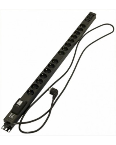 Блок розеток Hyperline SHE-15SH-3IEC-B-2.5EU в Самаре Блоки розеток Pintop.ru