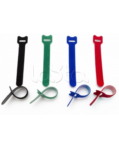 Хомут для кабеля, липучка с мягкой застежкой Hyperline WASN-310-BK-10 в Самаре Стяжки-хомуты Pintop.ru