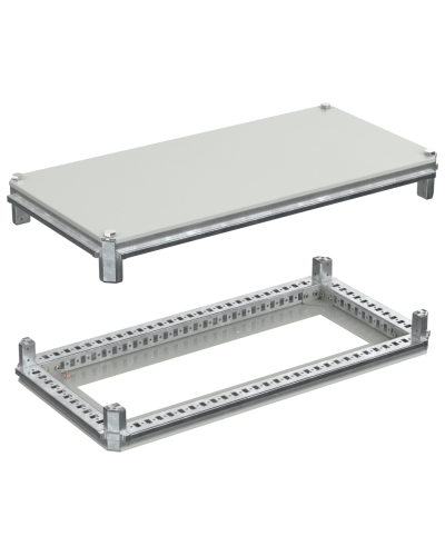 FORMAT Крыша и основание (под фланец) 400х800мм IEK (FO-00-KOF-040-080) в Самаре Аксессуары для стоек и шкафов Pintop.ru