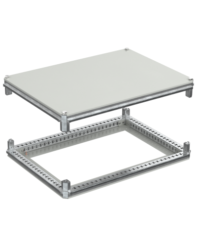 FORMAT Крыша и основание (под фланец) 600х800мм IEK (FO-00-KOF-060-080) в Самаре Аксессуары для стоек и шкафов Pintop.ru